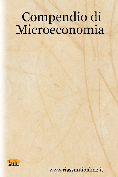 Compendio di Microeconomia