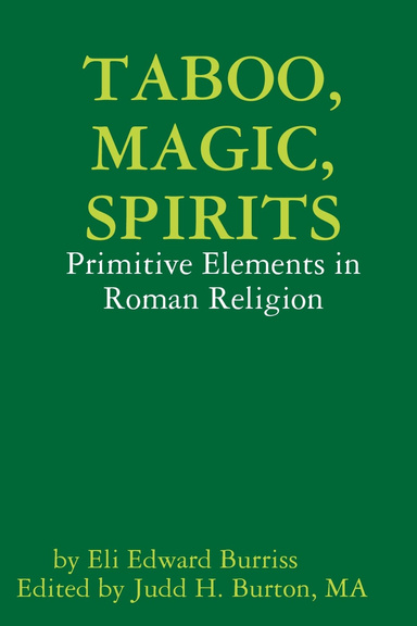 TABOO, MAGIC, SPIRITS
