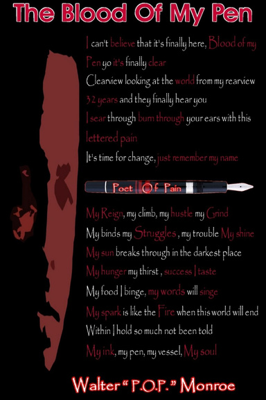 The blood of my pen