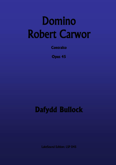 Domino Roberto Carwor, Opus 45