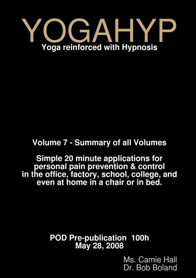 YOGAHYP - Yoga reinforced with Hypnosis - Volume 7