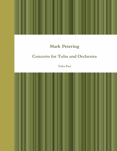 Concerto for Tuba and Orchestra (Tuba Part)