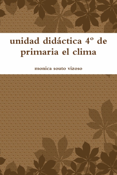 unidad didáctica 4º de primaria el clima