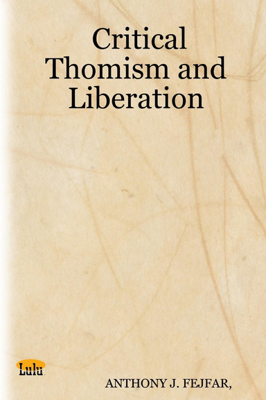 Critical Thomism and Liberation