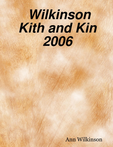 Wilkinson Kith and Kin 2006