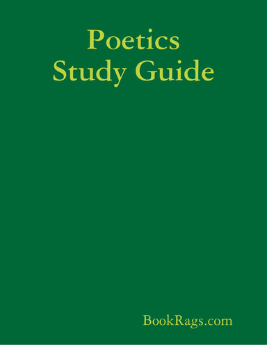 Poetics Study Guide