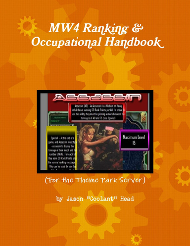 MW4 Ranking & Occupational Handbook