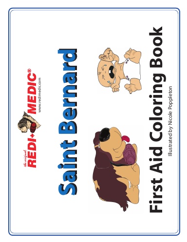 St. Bernard First Aid Coloring Book