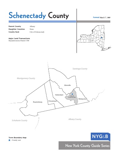 Schenectady County, New York Guide for Genealogists and Family Historians