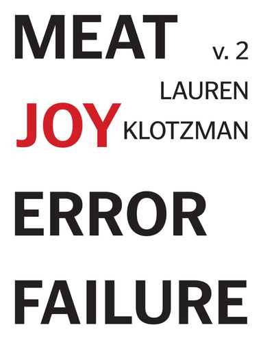 MEAT JOY ERROR FAILURE VOL. 2