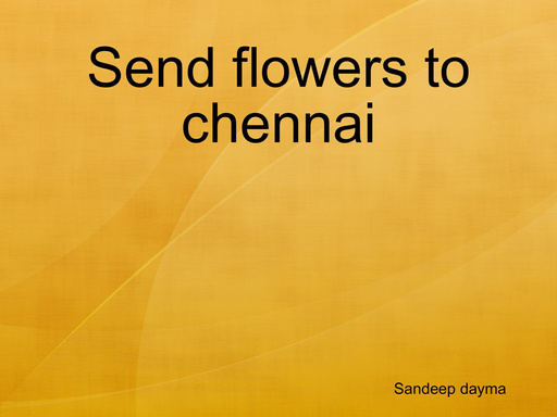 Send flowers to chennai