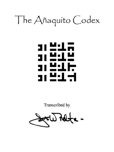 The Añaquito Codex
