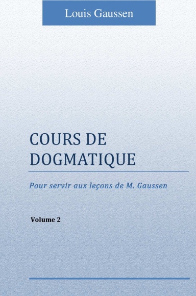 Cours de Dogmatique 2
