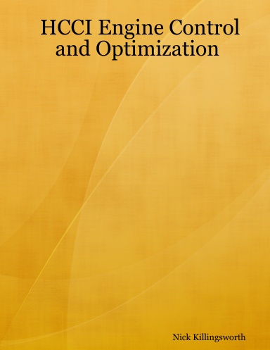 HCCI Engine Control and Optimization