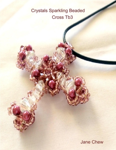 Crystals Sparkling Beaded Cross Tb3
