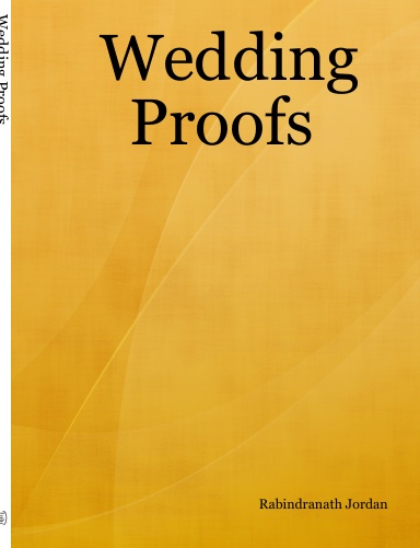 Wedding Proofs