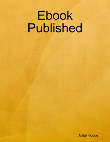 Ebook Published