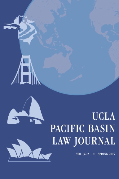 UCLA Pacific Basin Law Journal (32.2) 2015