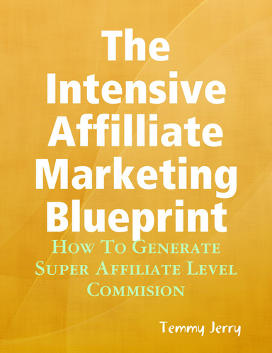 The Intensive Affilliate Marketing Blueprint