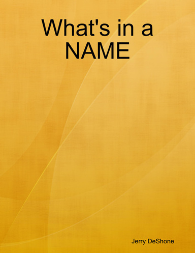 What's in a NAME
