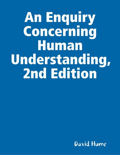 An Enquiry Concerning Human Understanding, 2nd Edition