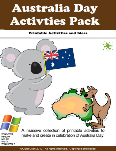 Australia Day Activities Pack: Printable Activities and Ideas