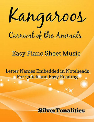 Kangaroos Carnival of the Animals Easy Piano Sheet Music Pdf
