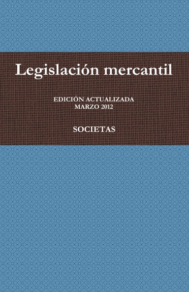 Legislación mercantil