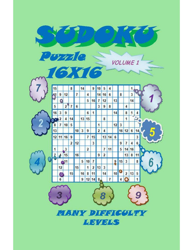 Sudoku Puzzle 16X16, Volume 1