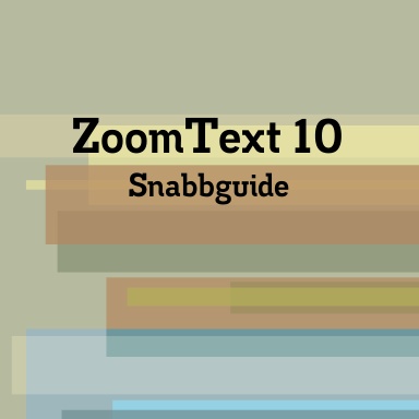 ZoomText 10 Swedish Quick Reference Guide