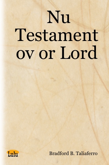 Nu Testament ov or Lord