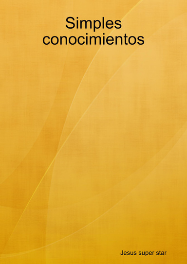 simples conocimientos