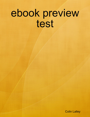 ebook preview test