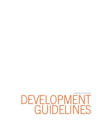 Innovation Square. Development Guidelines