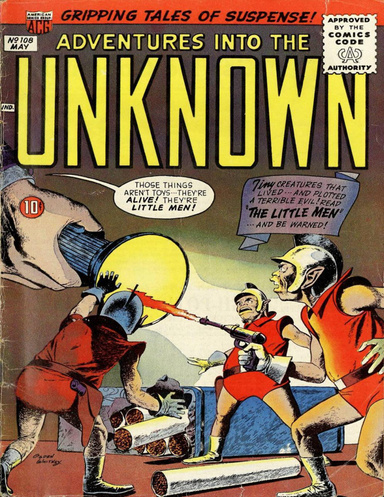 Adventures into the Unknown Number 108 Horror Comic Book