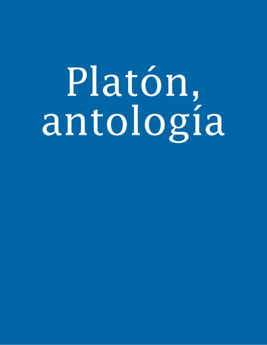 Platón, antología