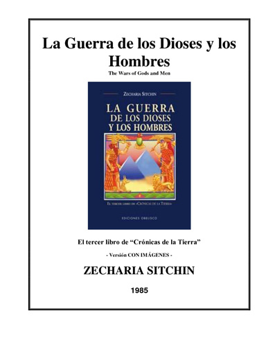La Guerra de los Dioses y los Hombres