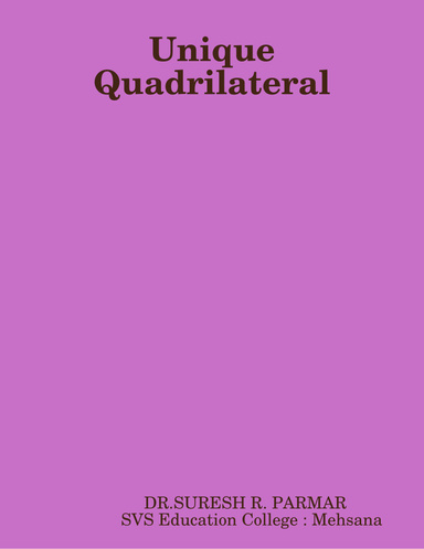 Unique  Quadrilateral