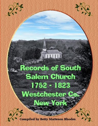 South Salem Church Records