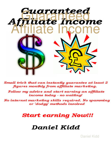 Guaranteed Affiliate Income