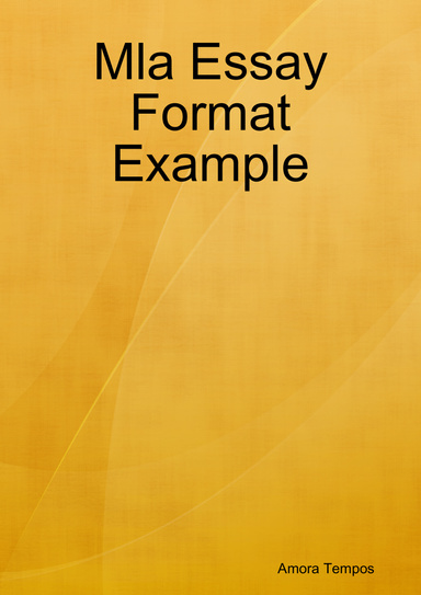 Mla Essay Format Example