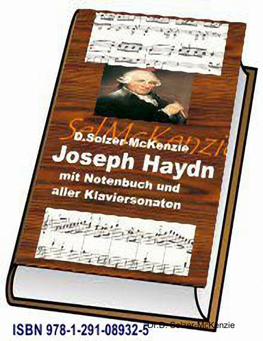 Haydn Joseph mit Notenbuch seiner Klaviersonaten