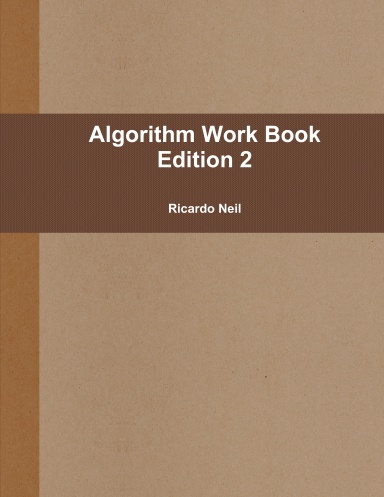 Algorithm Work Book Edition 2