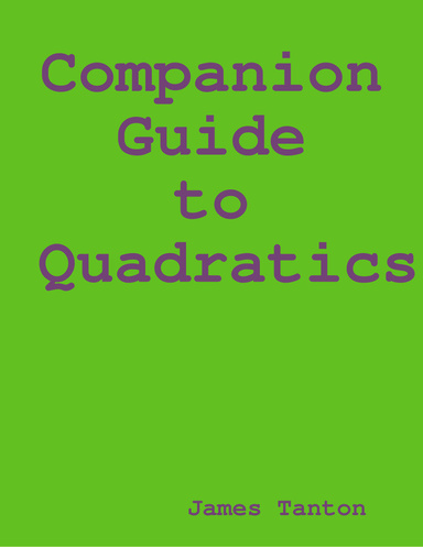 Companion Guide to Quadratics
