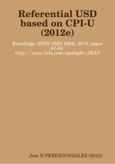 Referential USD based on CPI-U 2012e