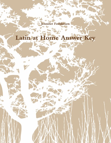 Latin at Home Answer Key