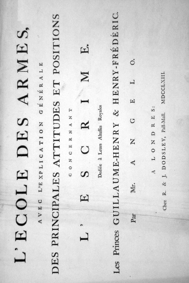 L'Ecole des Armes