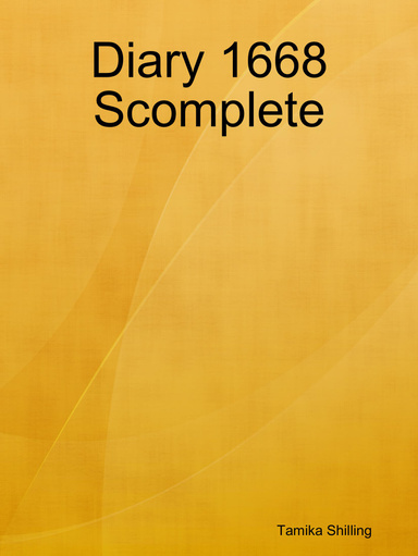 Diary 1668 Scomplete