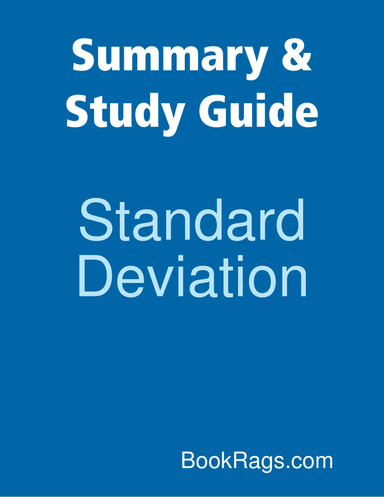 Summary & Study Guide: Standard Deviation
