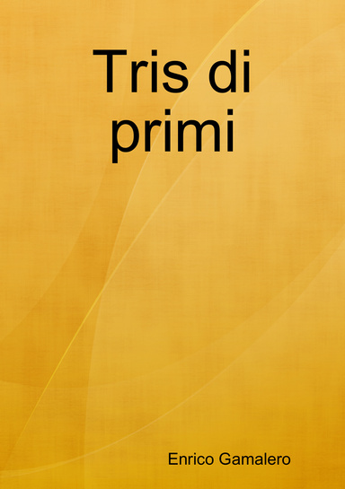 Tris di primi